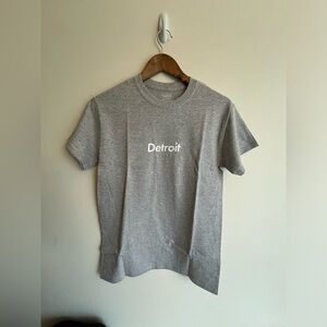 Sport Gray Detroit Crewneck Shirt, Unisex Adult, Heavy Blend, 2020 Deadstock